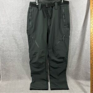 Free Soldier Tactical Gear Gray Fleece Lined Water Resistant Pants - Size 34x32